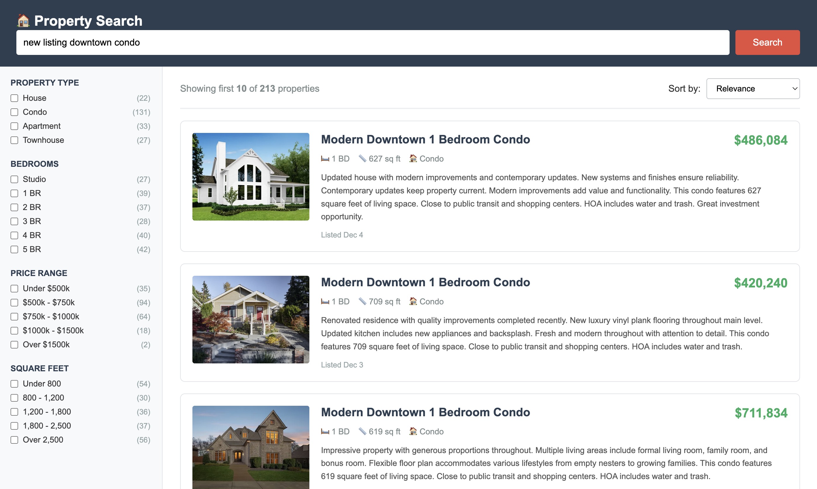 Traditional E-commerce Search